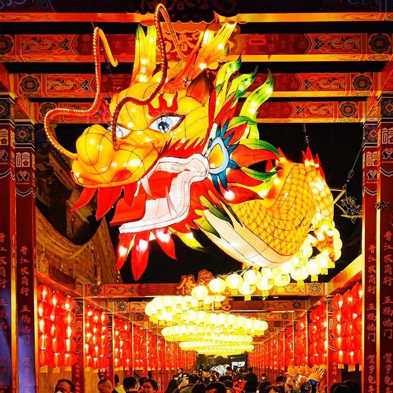 节日亮化景观灯 春节元宵节景区引流户外特色民俗主题花灯彩灯