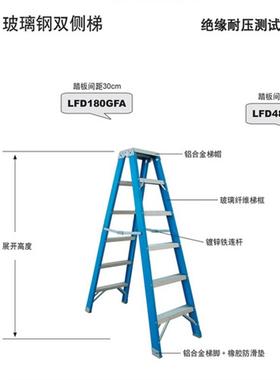 金锚玻璃钢双侧梯LFD250GFA LFD270GFA LFD300GFA LFD330GFA