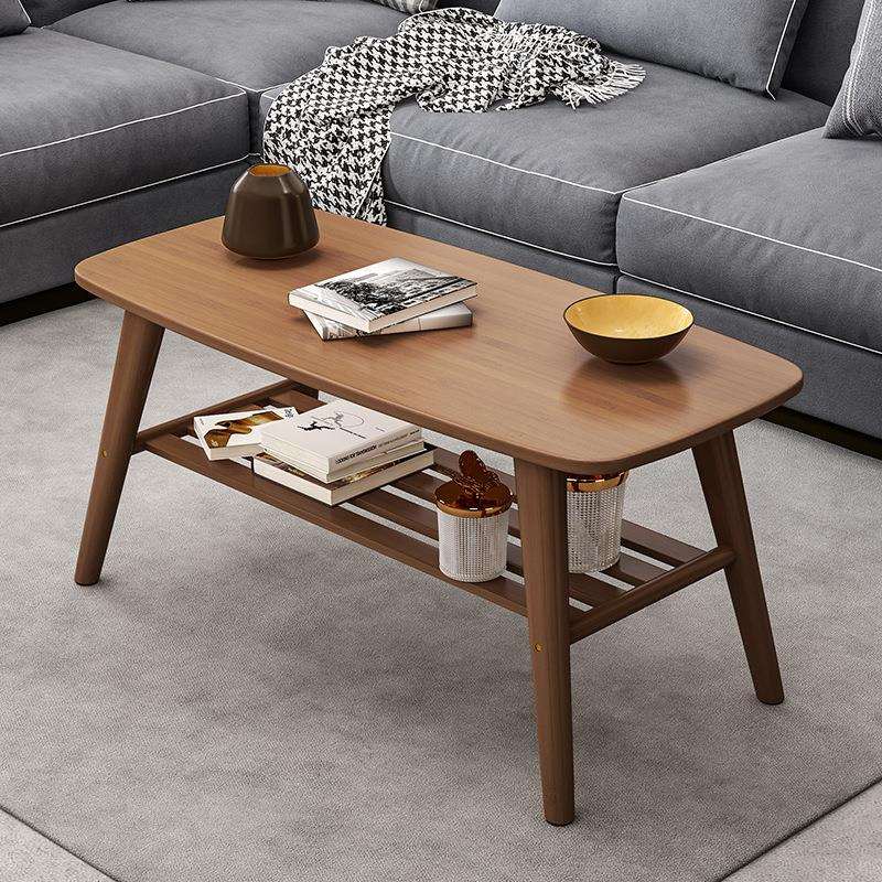 茶几小户型北欧小尺寸客厅家用简约现代出租房沙发楠竹边几小桌子