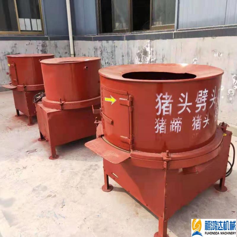 新型猪头猪蹄去毛机 打毛机 圆筒式猪蹄去毛设备