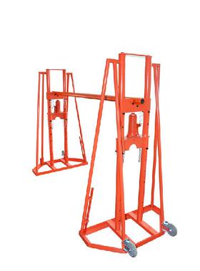 KORT液压放线器KRT-10载荷100KN采用优质合金钢线盘可自动旋转