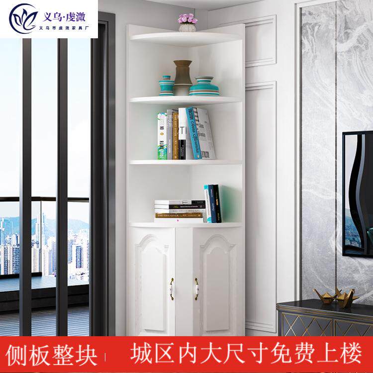 欧式角柜客厅三角置物架多功能转角墙角柜储物柜拐角边角柜置物架