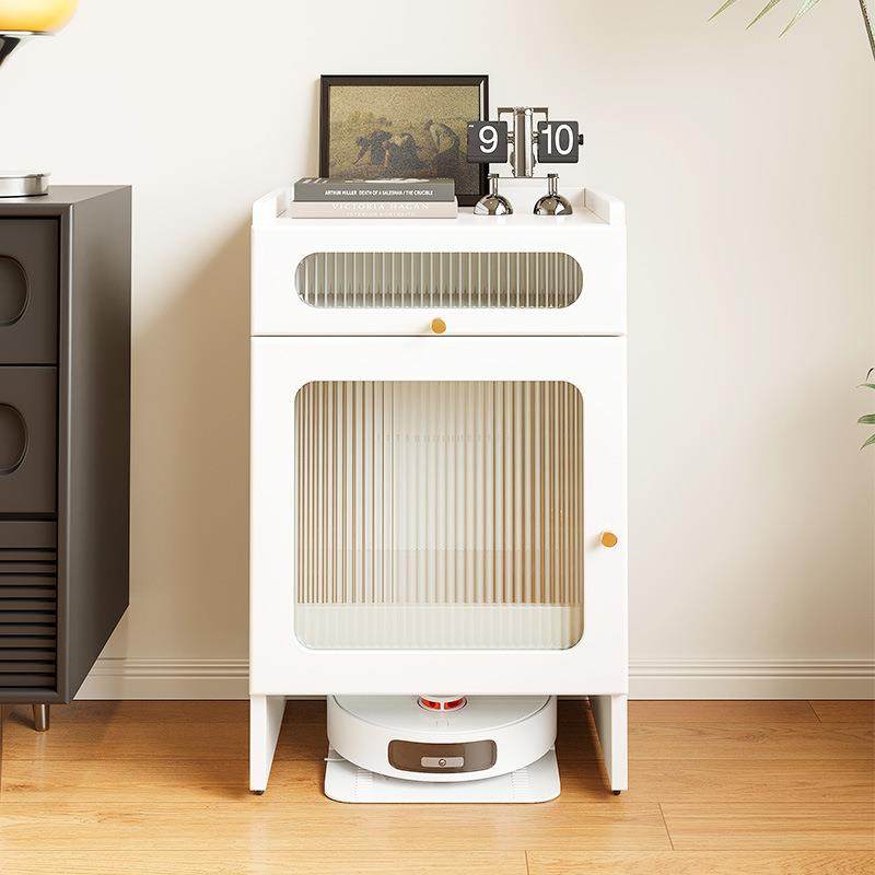 扫地机器人置物柜科沃斯石头基站柜云鲸置物架可移动收纳柜鱼缸柜