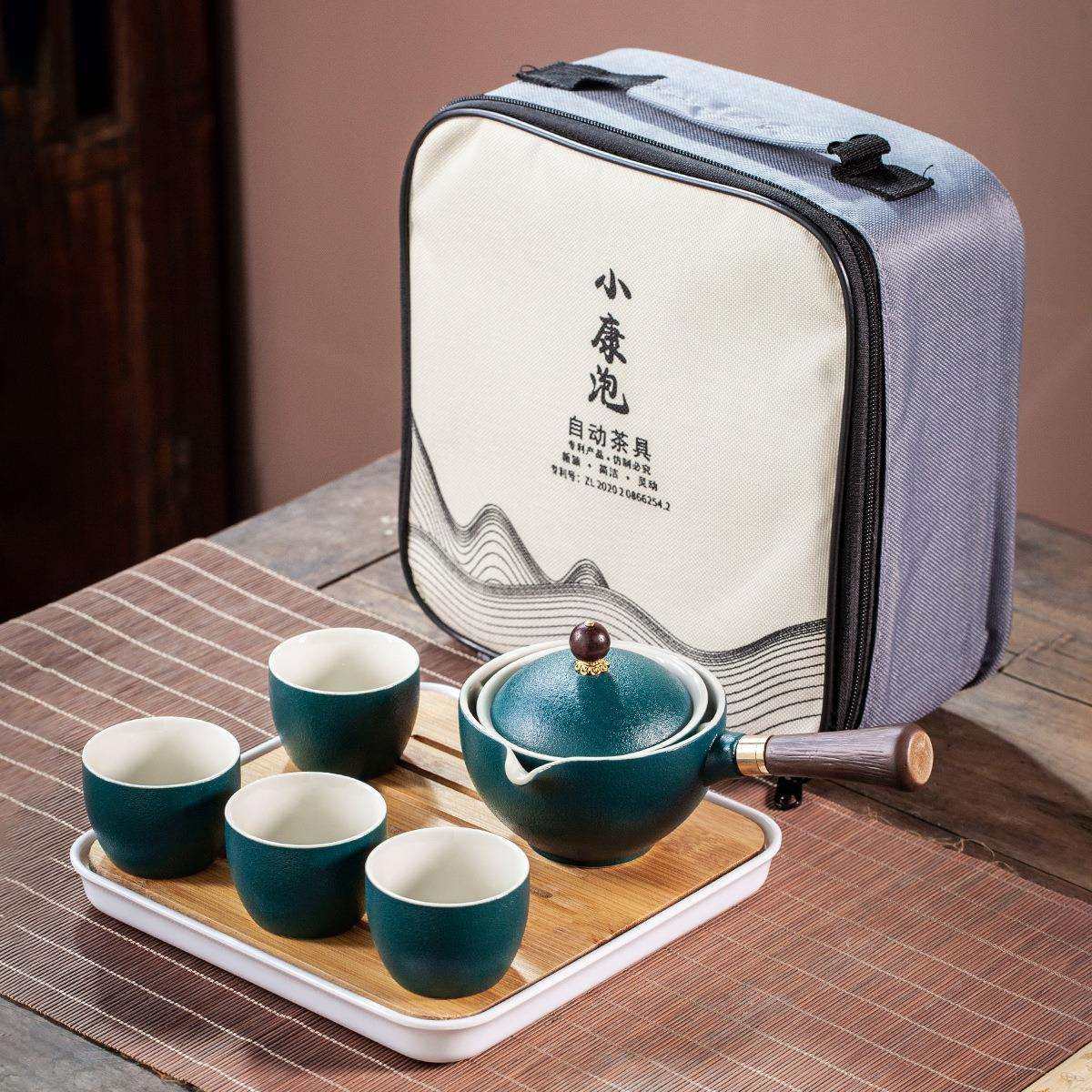 逍遥壶泡茶壶陶瓷旋转过滤小套功夫旅行茶具套装自动创意泡茶神器,鲜花速递/花卉仿真/绿植园艺,割草机/草坪机,淘宝优惠券,粉丝福利购,淘宝优惠卷