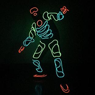 El冷光线发光线 齐天大圣荧光舞蹈cos公司年会酷炫表演节气气氛