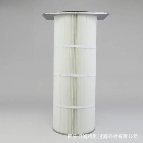 方盖滤筒406x362标准卡盘滤芯过滤空气除尘干粉收集滤筒