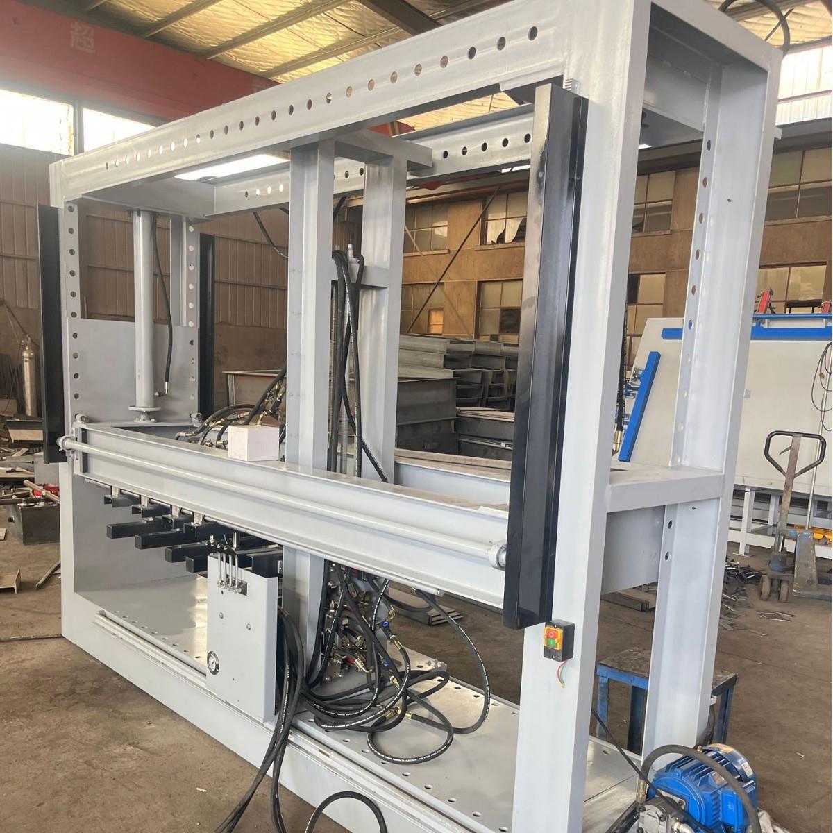 柜体组合机木工机械衣橱门衣柜门一体组装机液压实木精密框机