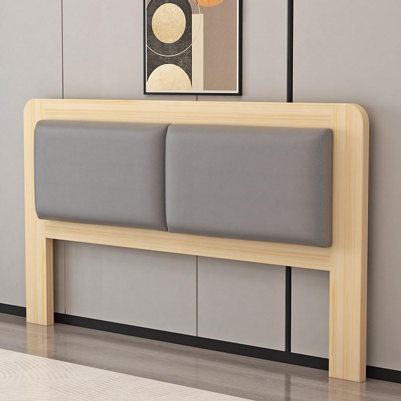 实木床头靠背板双人床头板w榻榻米床头单买简约款欧式软包床头