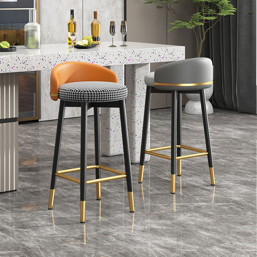 吧台椅子高凳子吧台酒吧椅现代简约办G公室椅子高脚凳子家用高脚