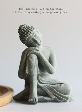 闲着无聊就静一静!小T沉思佛 摆件