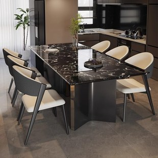 可访z问豪华大理石餐桌现代简单矩形家庭餐 2025新款 Cherry Biya