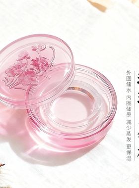 竞雅火锅砚水晶琉璃玻璃带盖火锅砚高颜值保湿不干墨防蒸发书法专用墨汁葫芦墨盘墨碟高档文房四宝墨盒墨池