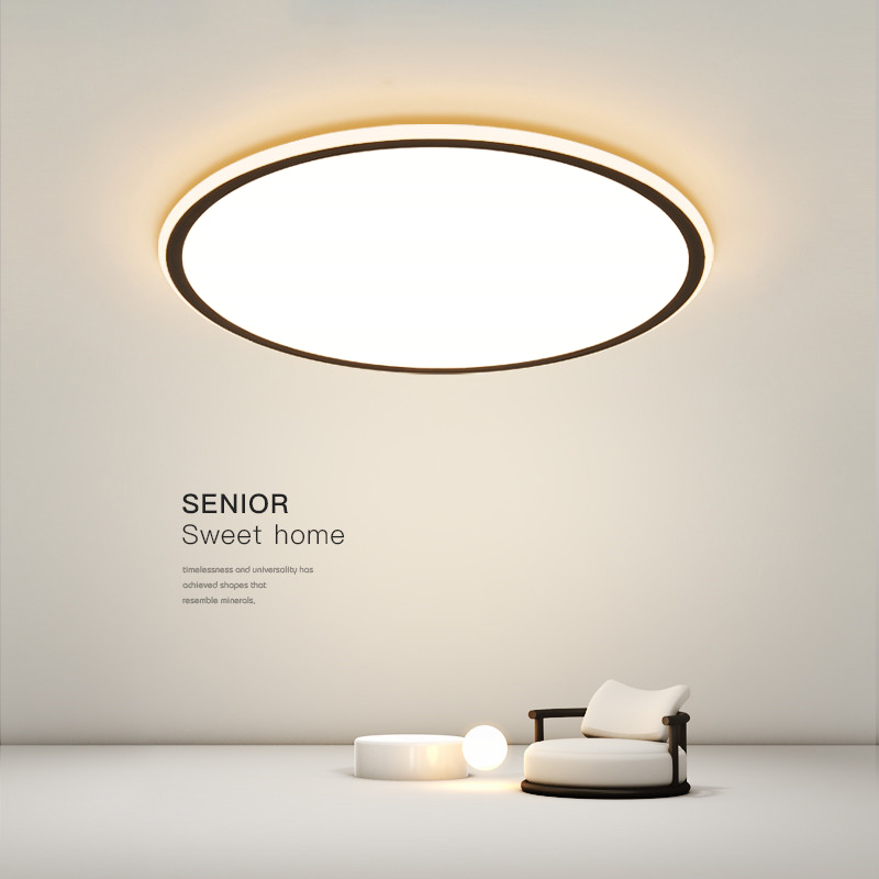 卧室灯简约现代大气圆形客厅灯北欧创意餐厅灯LED吸顶灯房间灯具