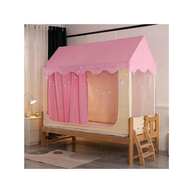 树屋蚊帐儿童小床卧室婴儿拼接床分床公主风防蚊帐篷小房子游戏屋