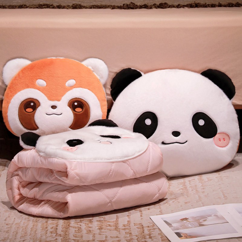 抱枕被子两d用办公室折叠午睡枕头小毯子二合一沙发靠枕汽车载靠