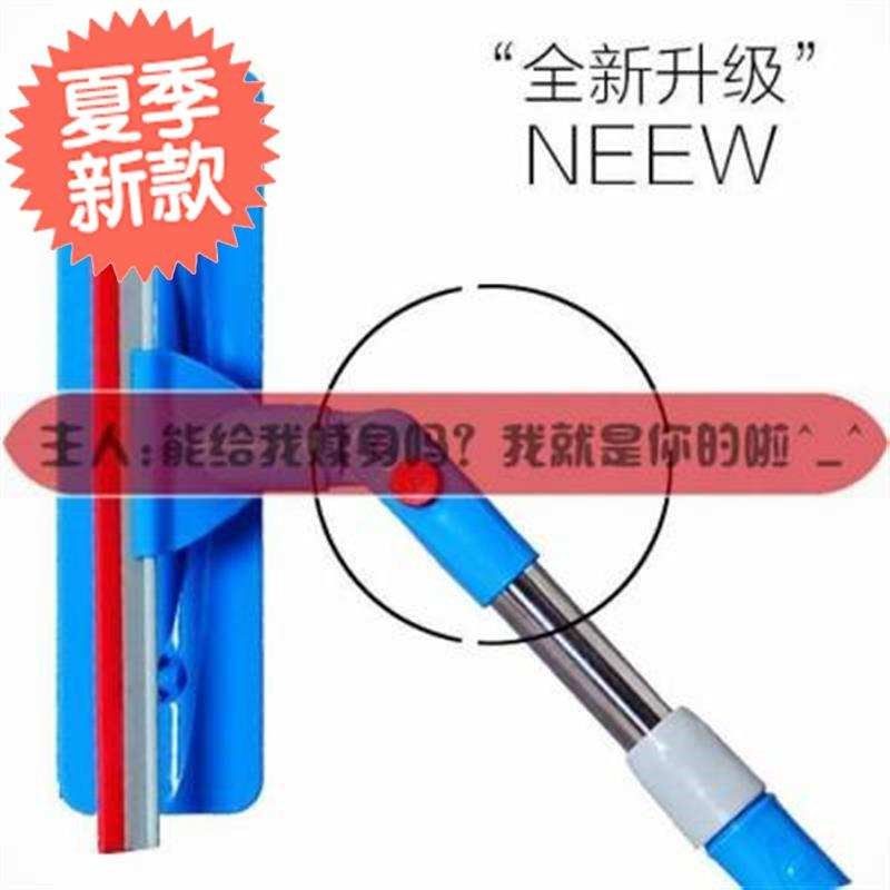 一体加长门窗水洗擦玻璃神h器家用刮板高楼长杆双面洗刷器窗器餐