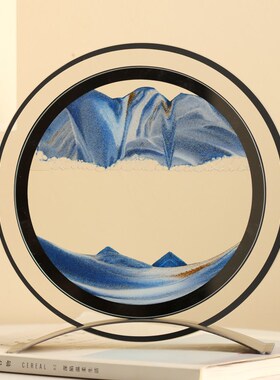 流沙画摆件沙漏客l厅电视柜酒柜桌面装饰品创意办公室轻奢礼物大