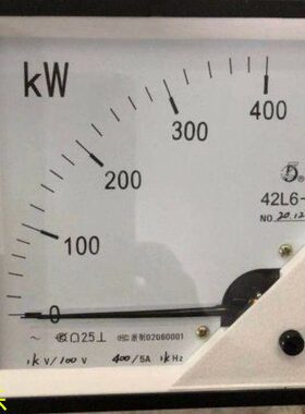 中频功率表 42L6-1 400KW 1K/100V 400/5A 1KHZ 42L6-KW GB/T7676