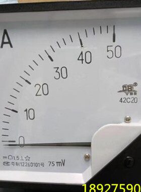 广东德庆电表厂DB德表 直流电流表42C20-10A 20A 30A 50A 75A 100