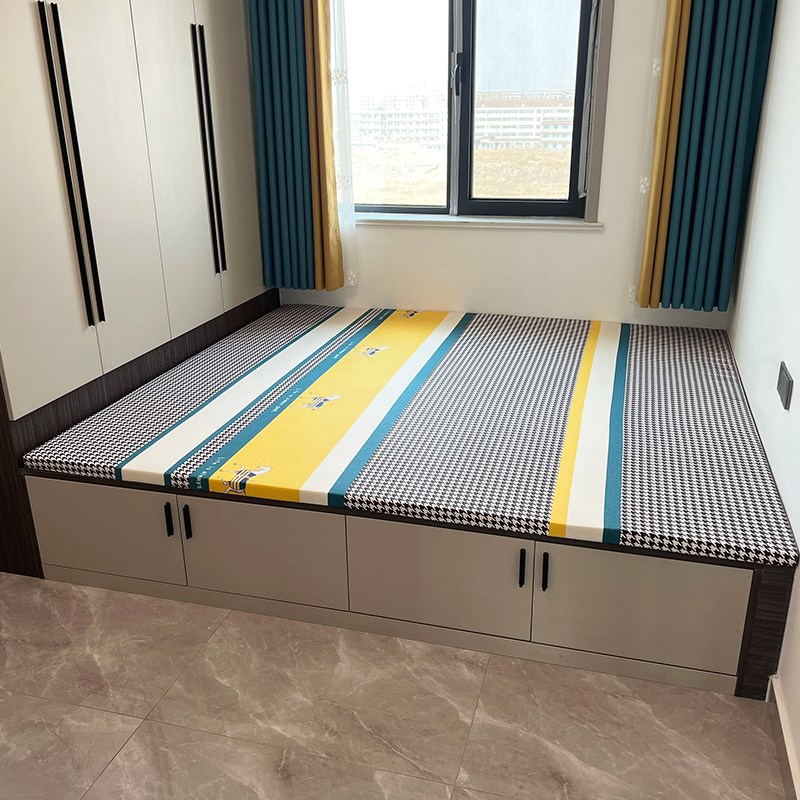 高密度回弹棉榻榻米垫定做加厚家用D海绵床垫可折叠记忆棉大炕垫