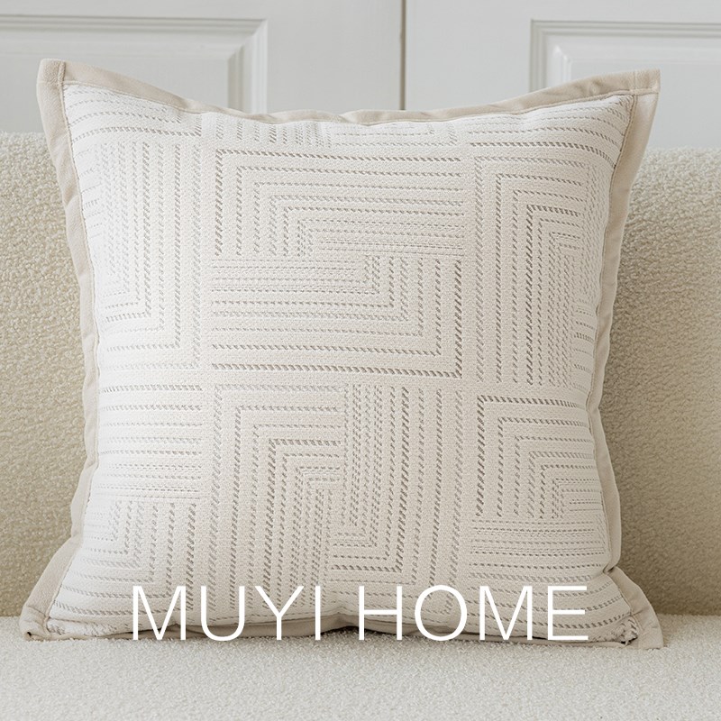 素雅南瓜肌理抱枕套m不含芯客厅沙发靠枕靠垫卧室床上用抱枕方枕