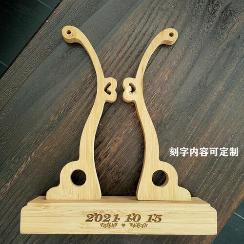 实木大号扇架可定制刻字