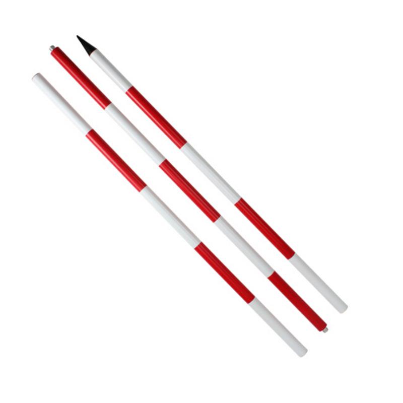 经纬仪工程测量测绘专用花杆3米5米红白杆子基建定位建房测量