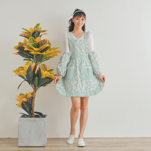 时尚 厨房擦手做饭工作服超薄围腰防水防油家用定制 围裙女夏天薄款