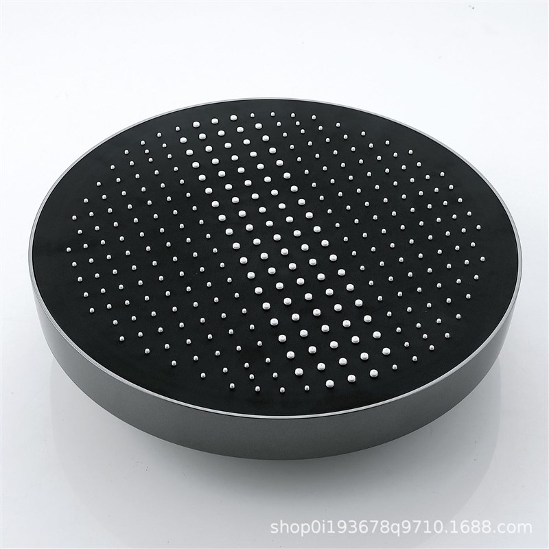 智能恒温花洒淋浴屏套装全铜巨幕顶喷手持喷枪灰色增压方管淋浴器