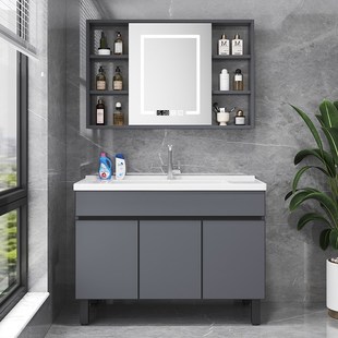 多层实木阳台洗衣槽洗衣柜台池盆洗衣池带搓板一体洗衣柜伴侣组合