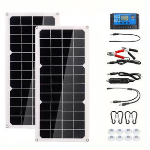 爆款热卖便携高转化率10W柔性太阳能板太阳能充电板户外发电光伏