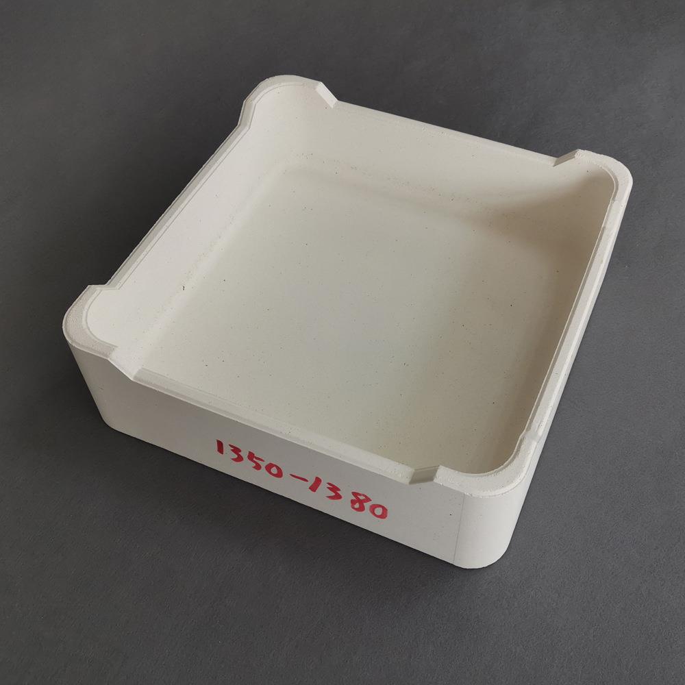 宇邦销售尺寸精度高实验室粉体烧结用方形石英陶瓷匣钵