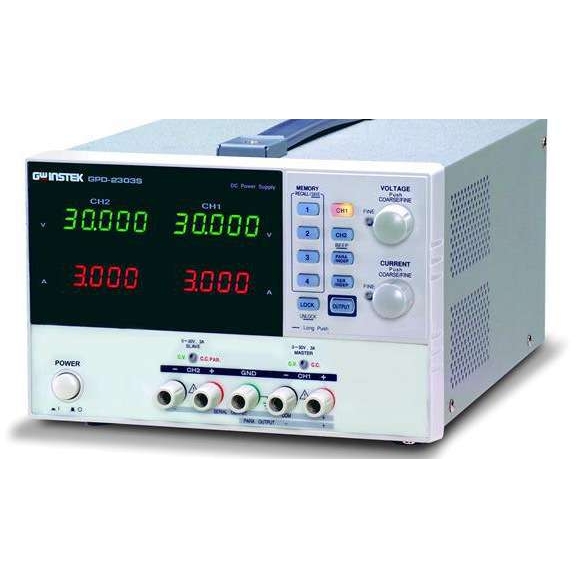 固纬GPD-2303S可编程线性直流电源 (三路输出)