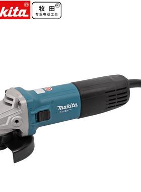 牧田牧田角向磨光机切割机手磨机瓷砖家用100MM角磨机M9509B电动