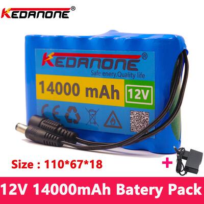 3S2P 12V 14000mah 锂离子电池可充电直流 12.6 V 14Ah
