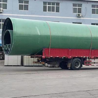 直埋穿线保护管夹砂管 排污排水压力缠绕管 玻璃钢电缆道通风管道