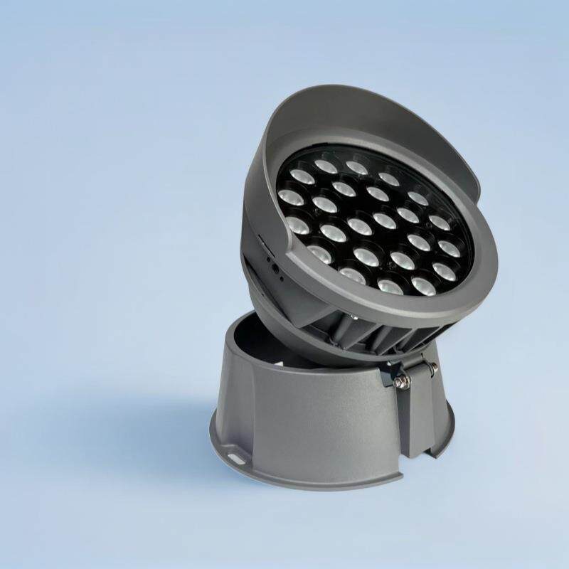 2024新款LED投光灯可调角度带底座火炬投光灯深度防眩投光灯