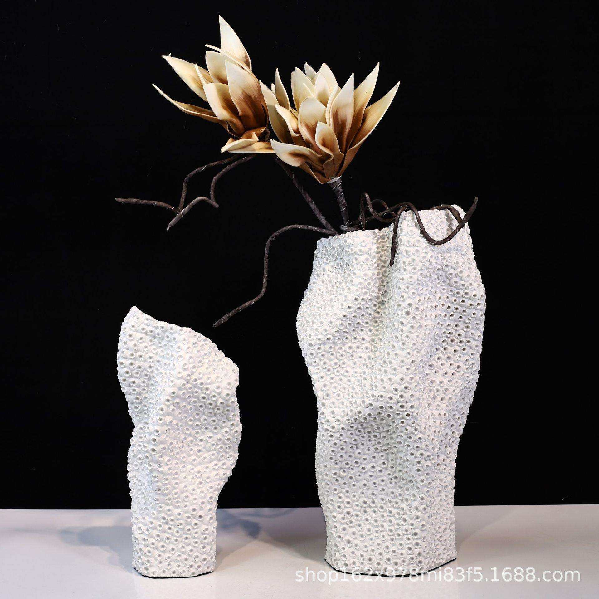 现代简约树脂花器花插样板房售楼处工艺品摆设软装饰品花插摆设,电子元器件市场,其它元器件,淘宝优惠券,粉丝福利购,淘宝优惠卷