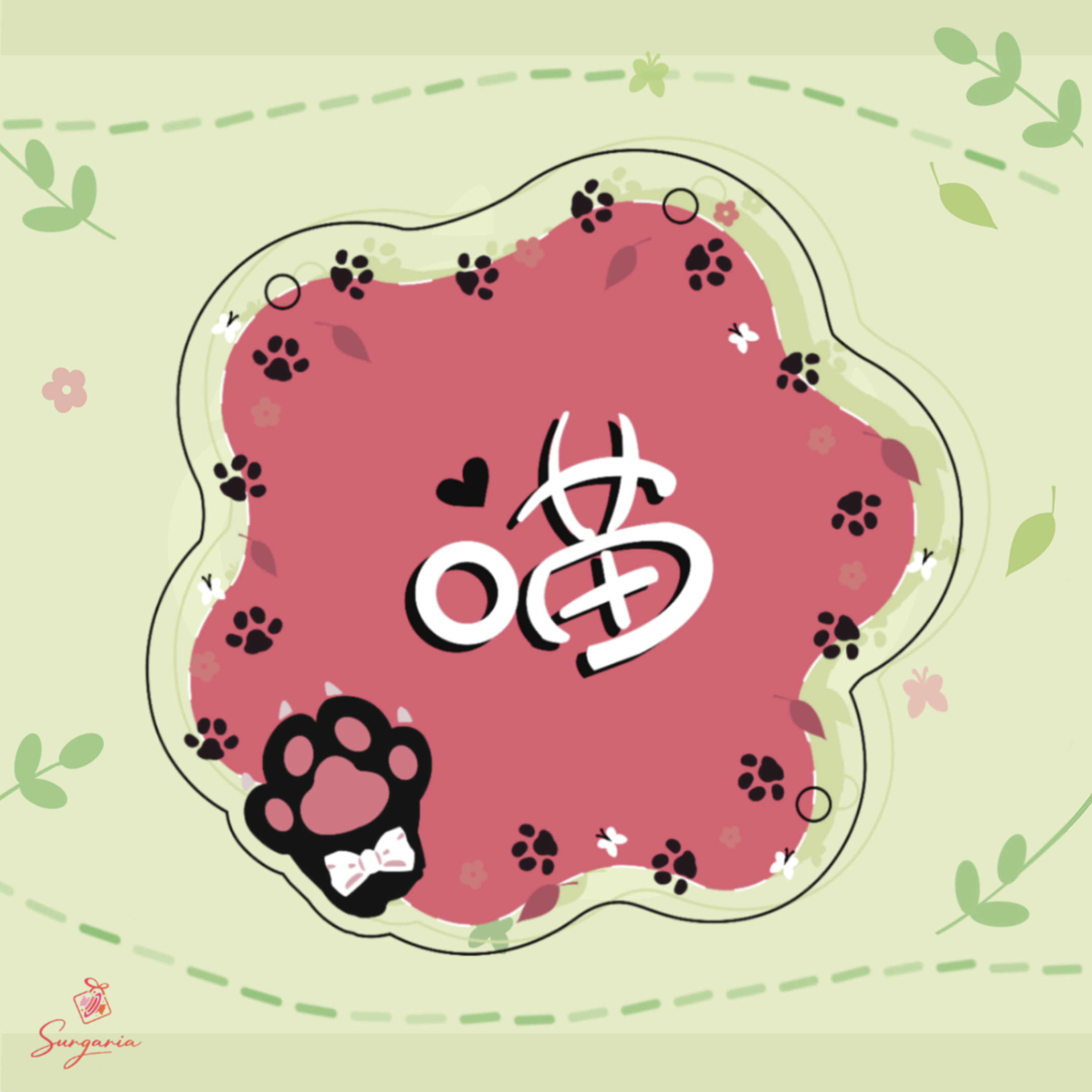 【糖匣】花猫町系列亚克力吧唧砖谷美谷子猫爪徽章框谷美展示框,模玩/动漫/周边/娃圈三坑/桌游,谷美,淘宝优惠券,粉丝福利购,淘宝优惠卷