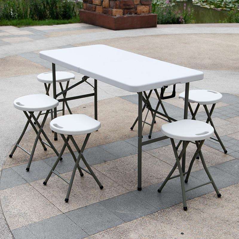 户外折叠桌椅便携式超轻夜市摆摊桌子加高加厚简易长方形学习餐桌