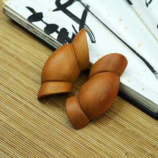 雷击老枣木竹节挂杯圣杯手工新款雕刻中国结圣杯圣卦纯手工