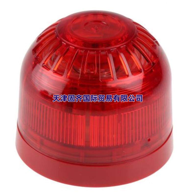 Klaxon PSC-0002 18-980500声光报警器17-60VDC红色灯罩直流,闪光