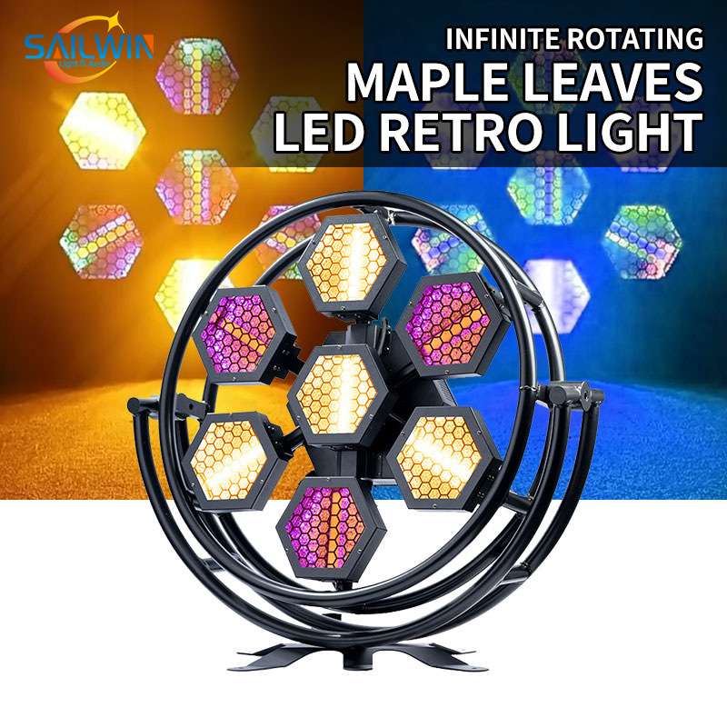 LED7 retro light windmill light flash pixel sound contro
