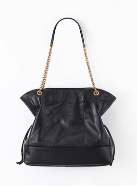 新款大容量jamie抽绳福袋包高级感单肩手提子母包通勤链条托特包