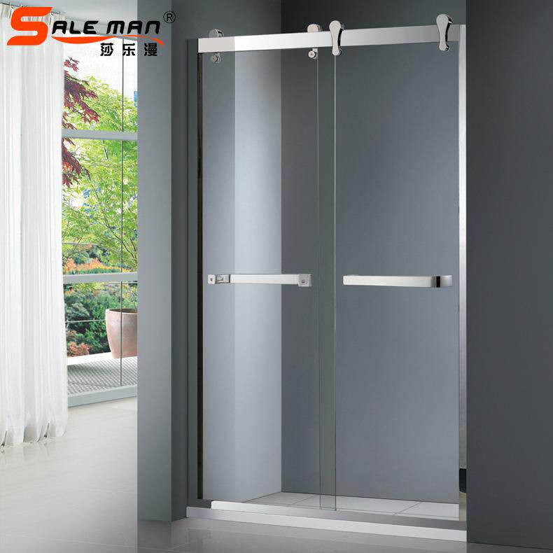 简易一字形淋浴房新款淋浴房不锈钢长方形淋浴房整体淋浴房工厂