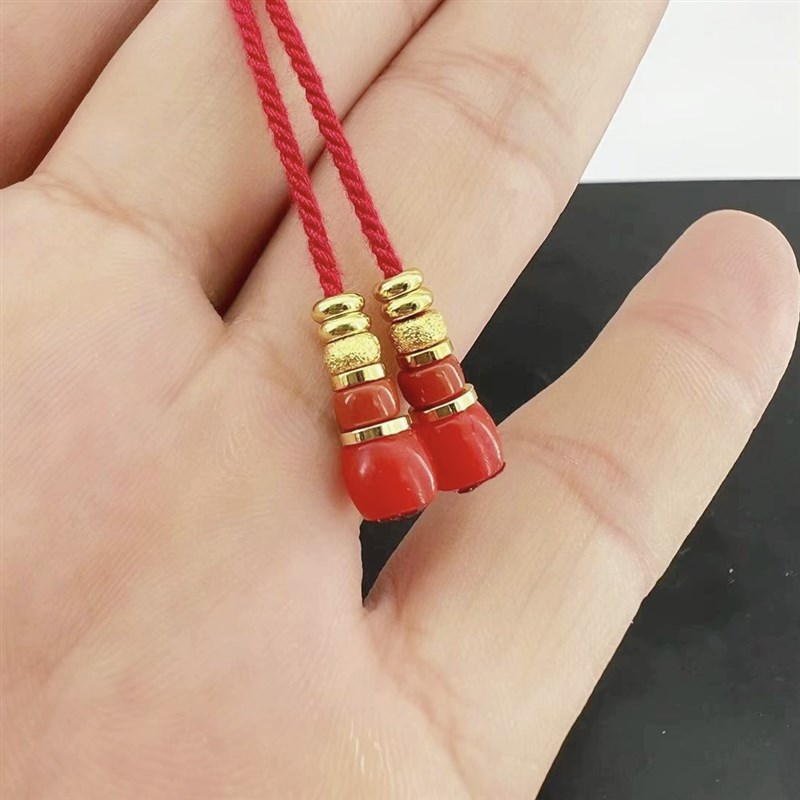 原矿南红玛瑙文玩弟n子珠文玩配饰百香籽星月佛手金刚猴头核尖大