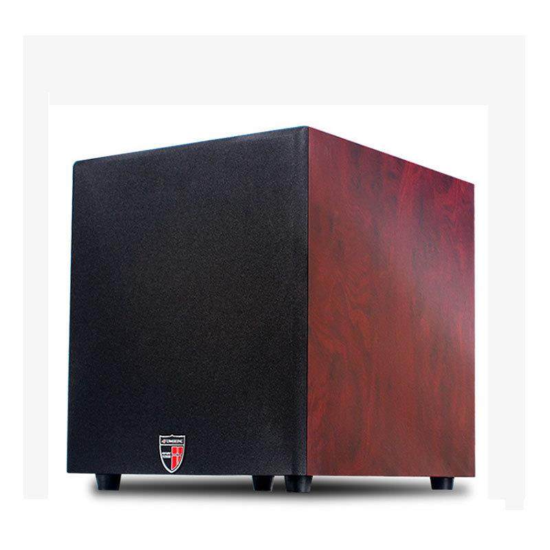 DMSEINC丹麦之笙家庭影院低音炮家用超重无源低音炮木质箱体黑色