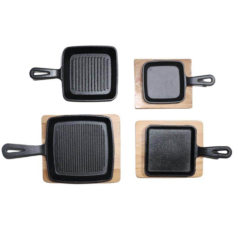 厂家直销铸铁正方形单柄煎锅迷你烤肉锅特色餐具配木板多用煎锅,鲜花速递/花卉仿真/绿植园艺,割草机/草坪机,淘宝优惠券,粉丝福利购,淘宝优惠卷