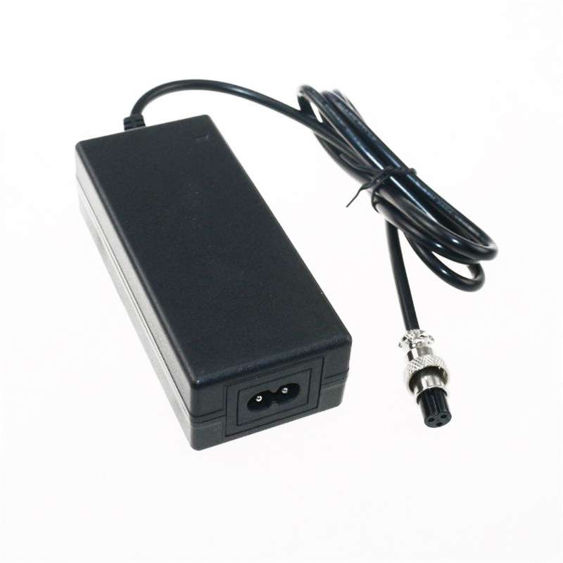 42v3a 42v3500ma航空头卡龙头滑板车充电器CE UL CCC KC SAA认证