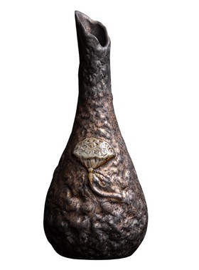 日式复古干花花瓶创意客厅陶瓷花器插花瓶M花艺装饰简约禅意小摆